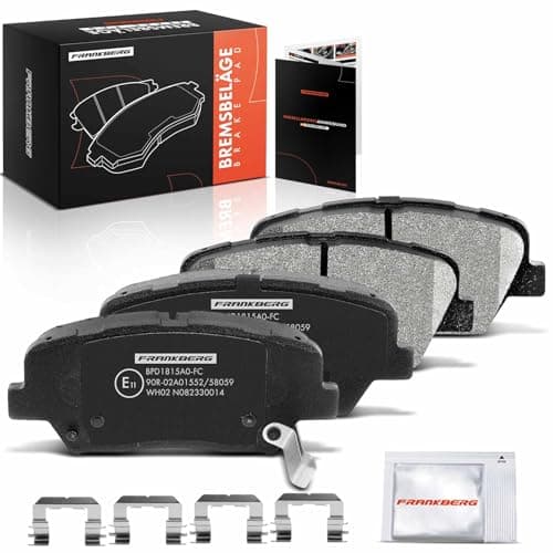 Image of Frankberg Brake Pad Set incl. 4x Pads Front Compatible with i30 Coupe i30 GD i30 PD PDE PDEN Cee'D Sportswagon JD Cee'D JD Replace# 58101A6A01,58101A6A03