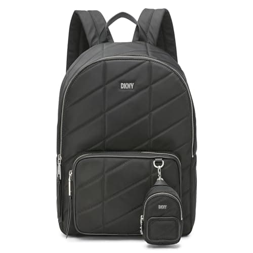 Image of DKNY Bodhi Bgd Backpack – Black/Gold, Bgd - Blk/Gold, One size