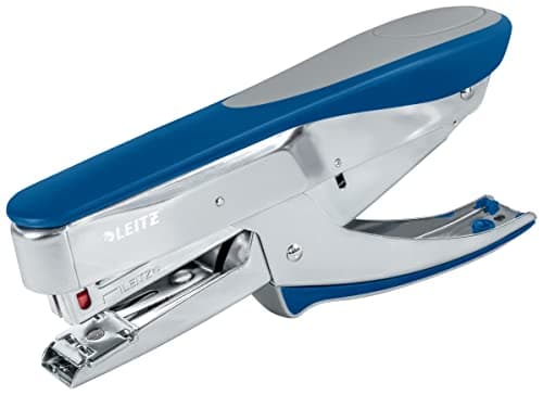 Image of Leitz Stapling Pliers, Uses 24/6 and 26/6mm Staples, 30 Sheet Capacity, Metal, Water Blue, 55450033
