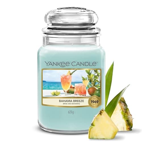 Image of Yankee Candle Scented Candle | Bahama Breeze Large Jar | Long Burning Candles: up to 150 Hours | Perfect Gifts for Women