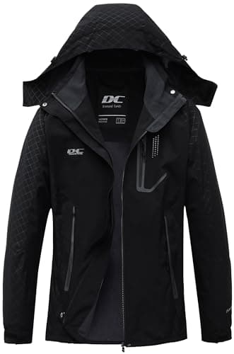 Image of DCmount Womens Waterproof Jacket Ladies Hooded Raincoat softshell