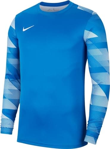 Image of NIKE CJ6066-463 Dri-FIT Park 4 Goalkeeper JBY T-Shirt Men's Royal Blue/White/White Size S
