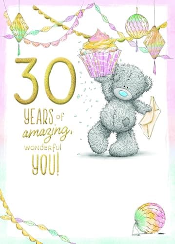 Image of Me To You Tatty Teddy Cute 30th Birthday Card - Official Collection 5 x 7