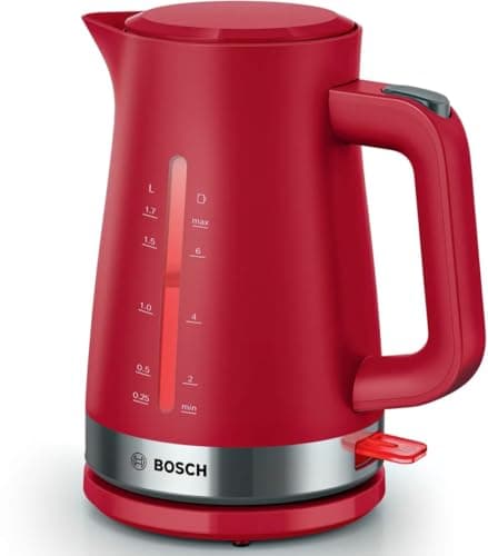 Image of Bosch TWK4M224 electric kettle 1.7 L Red 2400 W