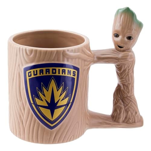 Image of Guardians of the Galaxy Paladone |Marvel Groot Ceramic Coffee Mug | Officially Licensed Disney Marvel Merchandise | Collectors Item | Superhero Novelty Gifts | Drinkware