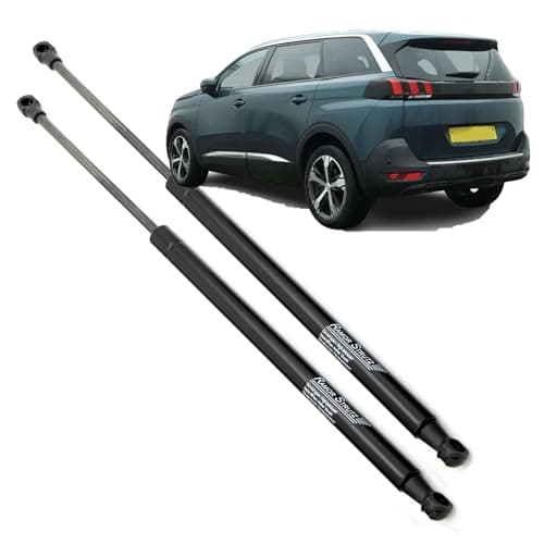 Image of Ramor Strutz 2x Tailgate Gas Struts Compatible with a Peugeot 5008 20017-2024. Tailgate Gas Springs Replacement for 9012446280 and others.