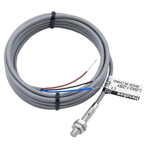 Image of Heschen M5 Inductive Proximity Sensor Switch Shield Type LJ5A3-1-Z/BY Detector 1mm 10-30VDC 150mA PNP Normally Open(NO) 3 Wire