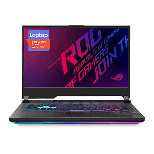 Image of ASUS ROG Strix G15 (2020) Gaming Laptop, 15.6” 144Hz FHD IPS Type Display, NVIDIA GeForce RTX 2060, Intel Core i7-10750H, 16GB DDR4, 512GB PCIe NVMe SSD, RGB Keyboard, Windows 10 Home, G512LV-ES74