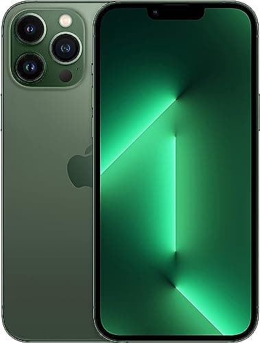 Image of Apple iPhone 13 Pro Max, 128GB, Alpine Green - (Renewed)