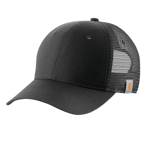 Image of Carhartt Men's Rugged Professional™ Series Canvas Mesh Back Cap, Black, OS