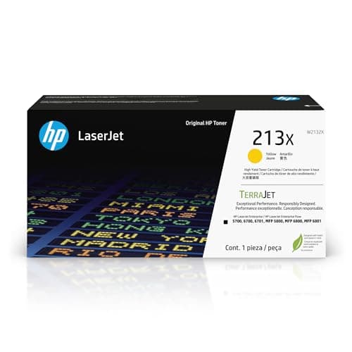 Image of HP 213X High Yield Yellow Original LaserJet Toner Cartridge