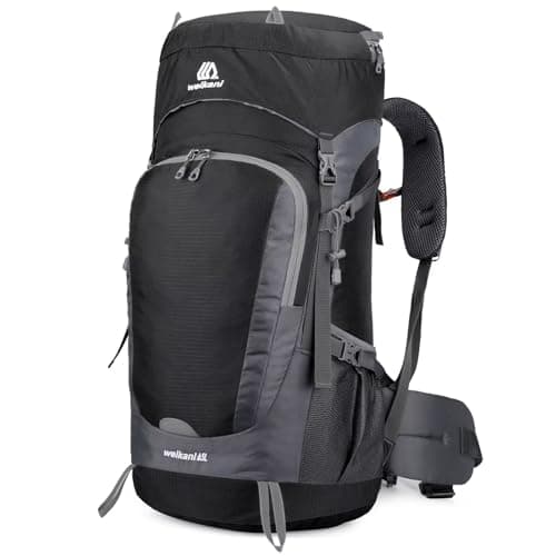 Image of Mxaeyar 65L Hiking Backpack with Rain Cover Lightweight Camping Daypack Large Trekking Backpack for Men Women Waterproof Rucksack for Outdoor Travel Hiking Trekking Camping Sport