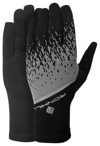 Image of Ronhill Running, Reflect Glove, Black/Reflect, L