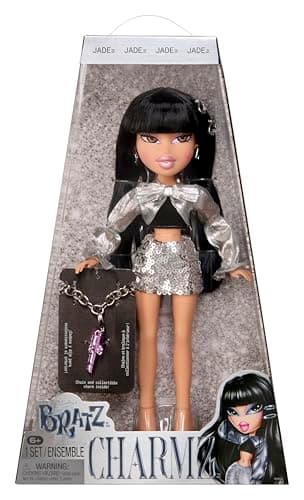 Image of Bratz Charmz Jade - Fashion Doll with Collectible Charm Bracelet, Includes Outfit & Accessories, Comes in a Display-Worthy Packaging, Customise and Collect