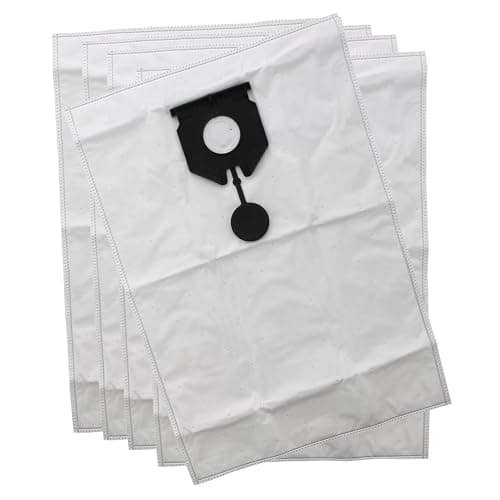 Image of Masterpart Vacuum Cloth Filter Dust Bags Pack Of 5 Compatible With Karcher NT30/1 Wet & Dry Vacuum Cleaners