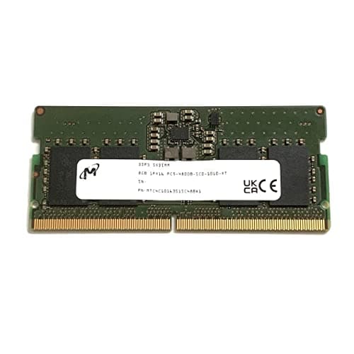 Image of Micron SODIMM 8GB PC5 DDR5 4800 1Rx16 MTC4C10163S1SC48BA1 Laptop Notebook RAM Memory for Dell HP Lenovo and Other Systems