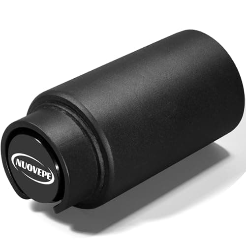 Image of NUOVEPE 2516-B Heavy Duty Trailer Hitch Lock – Compatible with 2-5/16" Bulldog or Ram Couplers, Anti-Theft Tongue Lock for RV, Boat, Cargo, Utility, and Livestock Trailers (Black)