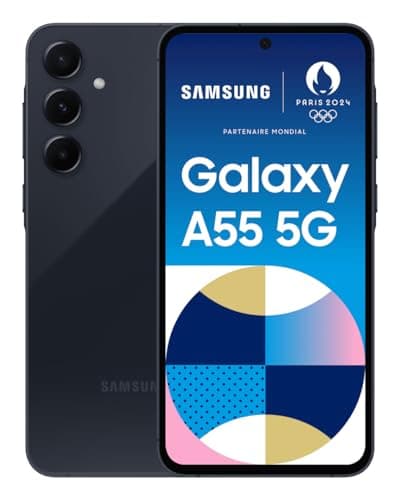 Image of Samsung Galaxy A55 5G 16,8 cm (6.6") Double SIM hybride USB Type-C 8 Go 128 Go 5000 mAh Marine - [Italian, Hungarian, Polish, Romanian, Austrian, Swiss version]