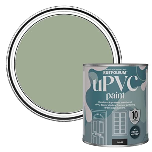 Image of Rust-Oleum Green uPVC Door and Window Paint In Gloss Finish - Bramwell 750ml