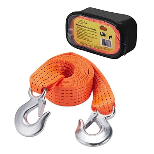 Image of Tech Traders ® Heavy Duty Breakdown Recovery & Towing 5 Tonne Tow Belt Strap Rope (3.5m Long)