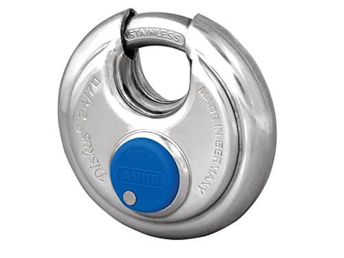 Image of ABUS 32528 Diskus Stainless Steel Shackle Padlock with EE0113 Alike Keyed