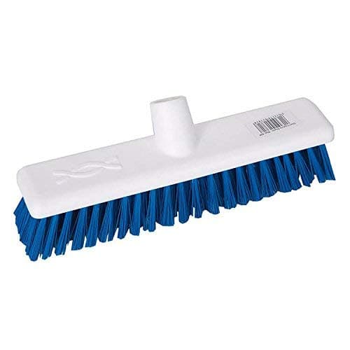 Image of Robert Scott & Sons Abbey Hygiene Broom Head Hard Washable 12in Blue 102903BLUE