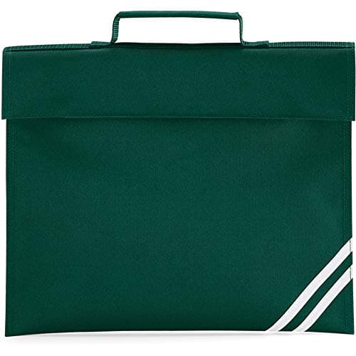 Image of Quadra Classic Book Bag - 5 Litres (One Size) (Bottle Green)