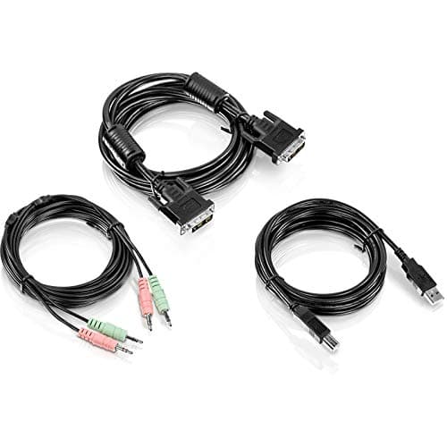 Image of TRENDnet TK-CD10 10 ft. DVI-I, USB,and Audio KVM Cable Kit