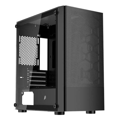 Image of 1st Player X4-M Black Micro ATX Gaming Case (X4-M Black No Fans)