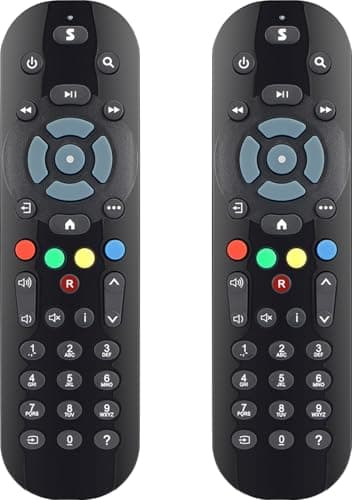 Image of 【Pack of 2】Replacement Remote Control Compatible with All Sky Q Box, Sky Q TV Box, Mini and Silver Box (Non-Touch, No Voice Control)