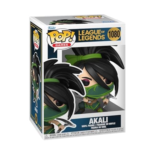 Image of Funko Pop! Games: LOL - Akali - League of Legends - Vinyl Collectible Figure - Gift Idea - Official Merchandise - Toy for Children and Adults - Video Games Fans - Model Figure for Collectors