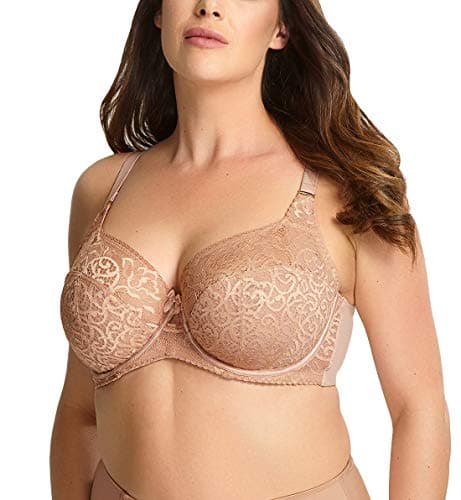 Image of Sculptresse Women's Estel Full Cup Underwire Bra Coverage, Opaque, Honey, 40DD