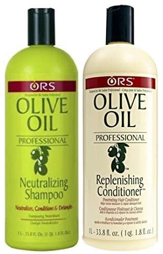 Image of ORS Olive Oil Neutralizing Shampoo 1L with Replenishing Conditioner 1L (Set of 2)
