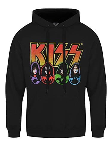 Image of KISS Unisex Pullover Hoodie Logo, Faces & Icons