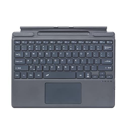 Image of Type Cover for Microsoft Surface Pro 8, 9, 10, X or 11, Portable Slim Wireless Keyboard with Touchpad Tablet Keyboard (black, No Backlit)