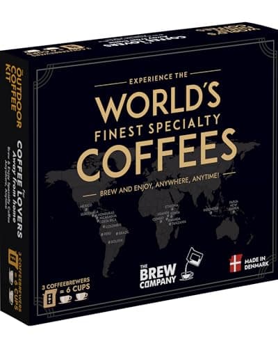 Image of Original Gourmet Coffee Gift Set for Men & Women – 3 of the World’s Finest Single Estate Specialty & Organic Coffees | Brew & Enjoy Anytime, Anywhere | Hamper Style Letterbox Gift Idea for Him & Her