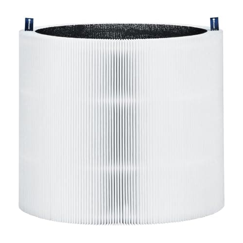 Image of Blueair Genuine HEPASilent Replacement Filter for Blue 3250 Air Purifier – Removes 99.97% of Pollen, Dust, Pet Dander, Mould, Bacteria & Viruses Activated Carbon Reduces VOCs, Odours, Chemicals