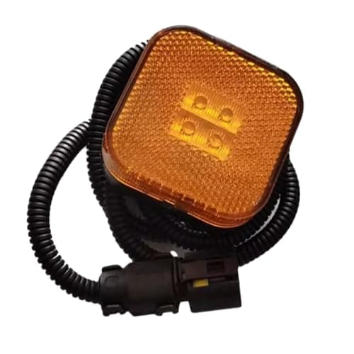 Image of Riloer LED Side Marker Indicators Light, Flash Side Indicator Trailer Side Lamp, Turn Signal Lamps Car Emergency Light Warning Lights Compatible with MAN TGA TGL TGM TGS TGX, 81252606101