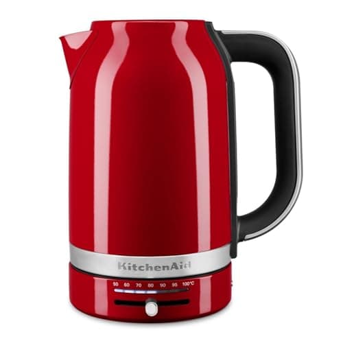 Image of KitchenAid 5KEK1701 1.7L Variable Temperature Kettle, Adjustable Temperature Control 50°C-100°C, Quick Boil & Water Level Gauge, Empire Red