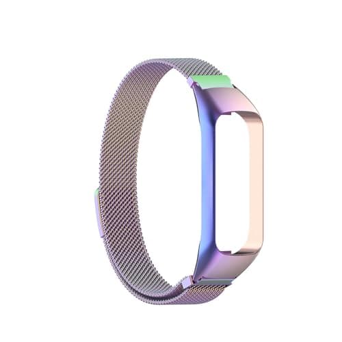 Image of Panda Bobo Compatible with Samsung Galaxy Fit 2 Metal Strap SM-R220 Watch Band Wristband (Multicoloured)