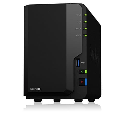Image of Synology DiskStation DS218+ NAS/storage server J3355 Ethernet LAN Compact Black