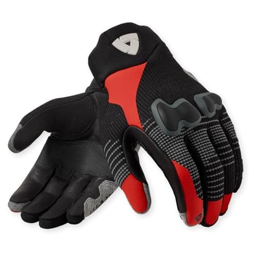 Image of REV'IT! Revit Kinetic 2 Motorcycle Gloves, black/red, L