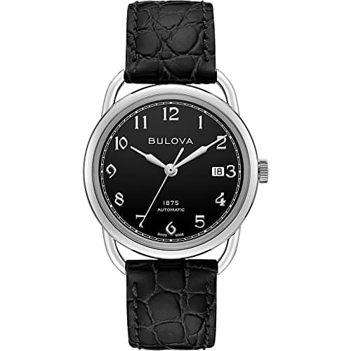 Image of Bulova Commodore Schwarz Limited Edition 96B325 Automatic Mens Watch Highly Limited Edition