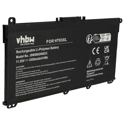 Image of vhbw Battery Replacement for HP L11119-855, L11421-1C1, L11119-857, L11119-856 for Laptop (3550 mAh, 11.55 V, Li-polymer)