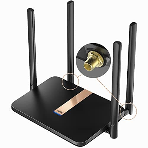Image of Cudy AC1200 Unlocked 4G LTE Modem Router with SIM Card Slot, 1200Mbps Mesh WiFi, MT7628 Chipset, Detachable Cellular Antennas, DDNS, VPN, LT500D