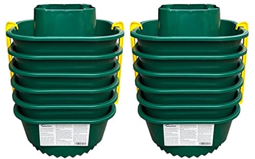 Image of Selections Tomato & Vegetable Growbag Pots (Pack of 12) Indoor or Outdoor Usage, Large