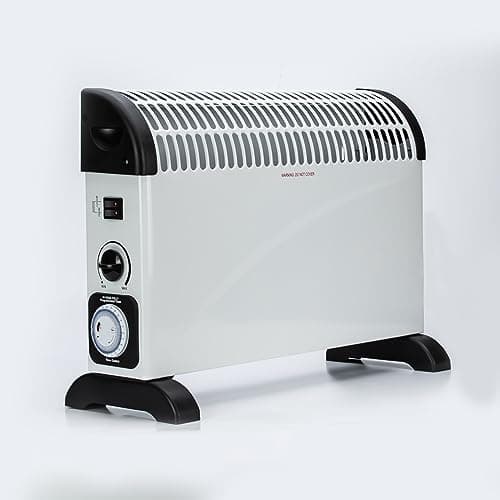 Image of STATUS Convector Heater - 2000w - White - 3 Heat Settings - with Adjustable Thermostat - with Timer [CONH-2000WT1PKB]