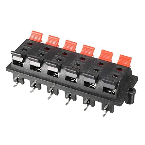 Image of sourcing map Double Row 12 Pin 12 Position Spring Loaded Speaker Terminal Board