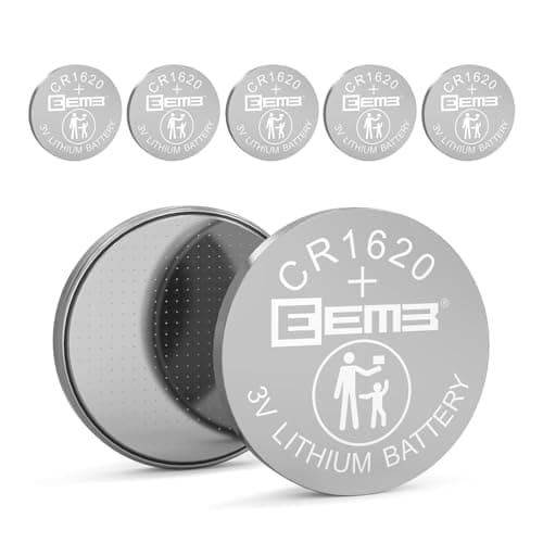 Image of EEMB CR1620 Battery 5 PACK CR1620 3V Lithium Battery Button Coin Cell Batteries 1620 Battery ECR1620, DL1620 for Watch, Key Fob, Calculator, Car Remote, Remote Control, Mobile Game, Toys
