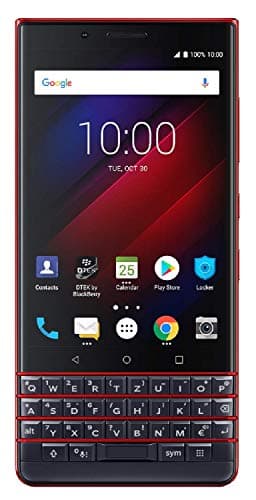 Image of BlackBerry KEY2 LE (Lite) Dual-SIM (64GB, BBE100-4, QWERTZ Keypad) Factory Unlocked 4G Smartphone (Atomic Red)